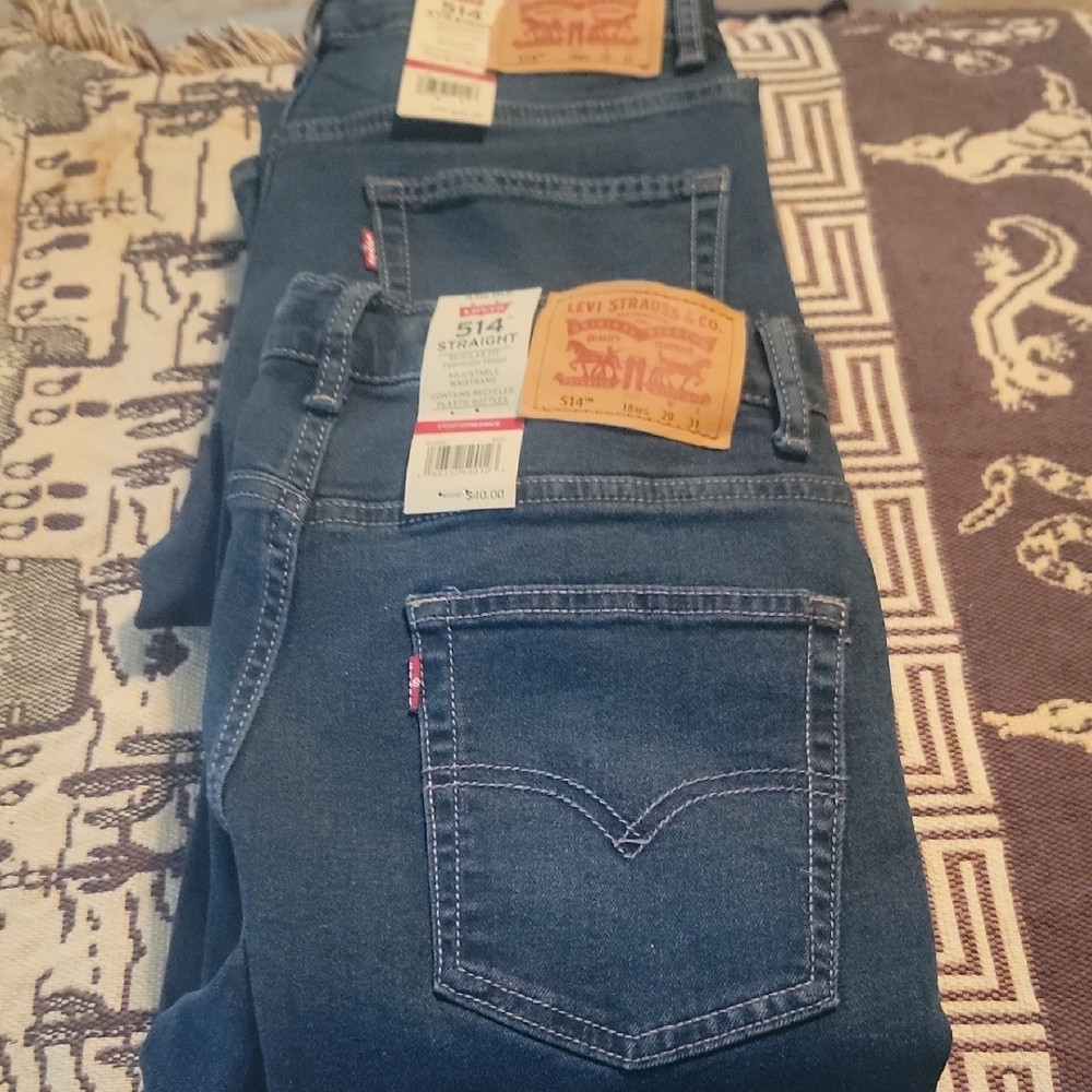 Levi's 514 Denim Jeans in Deep Blue 18Reg